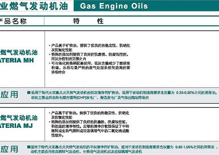 點擊查看詳細信息<br>標題：工業(yè)燃氣發(fā)動機油 閱讀次數(shù)：3462